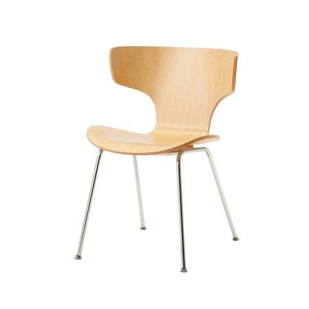 Chair S-3048MP-NT/チェア S-3048MP-NT - メープル - クローム Image